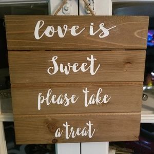Wood Wedding Signs